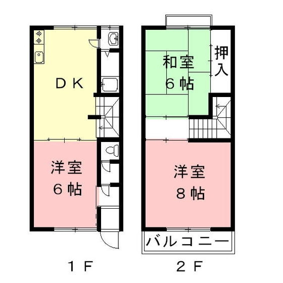 丸野ハイツの間取り
