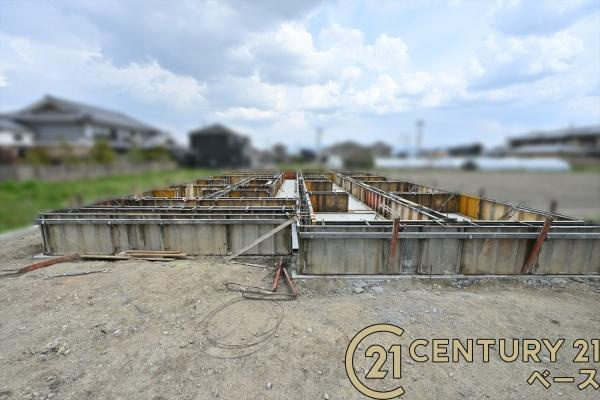葛城市林堂の新築一戸建の外観|■現地撮影写真■こちらは２号地です！お気軽にお問い合わせください！