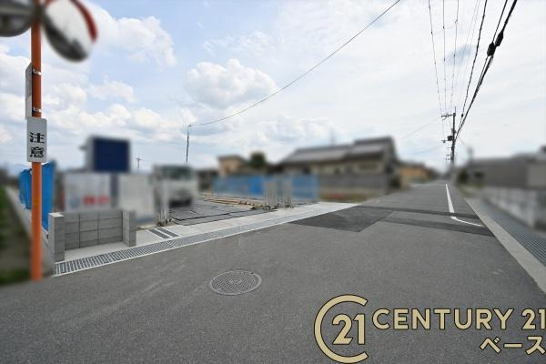 葛城市林堂の新築一戸建の前面道路含む現地写真|■現地撮影写真■落ち着いた雰囲気の閑静な立地です！
