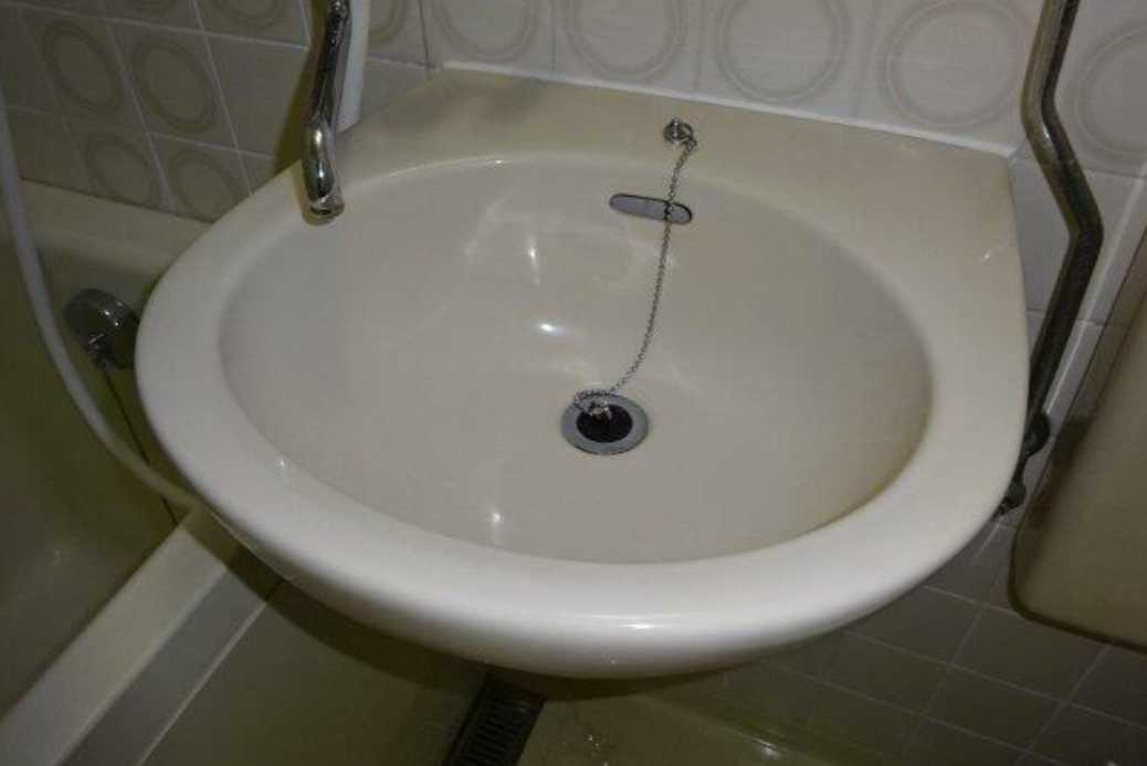 ライオンズマンション三軒茶屋第6　分譲賃貸　高層階　オートロックの洗面所