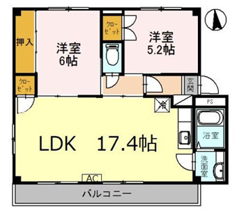 ラフォーレ龍野　Ⅰ棟の間取り