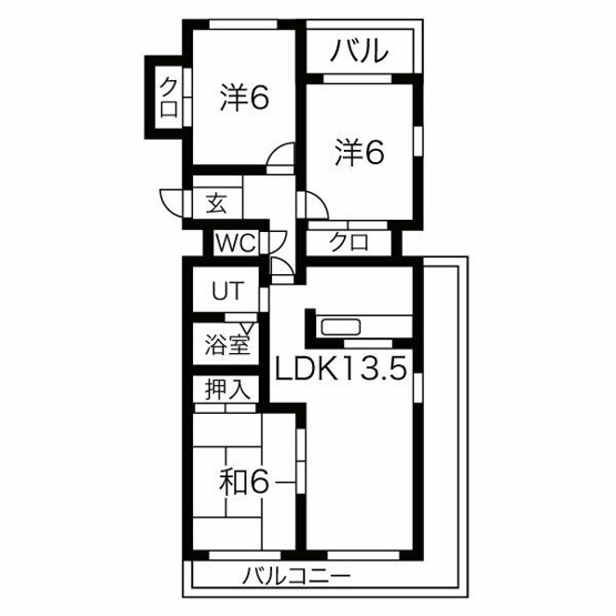 【間取り】 | ドエル平和が丘