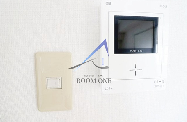 ドミール・エスポワールのセキュリティ|モニター付きインターホンです。