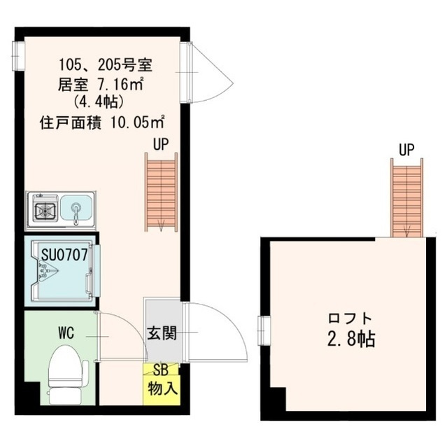 アジュール目黒の間取り