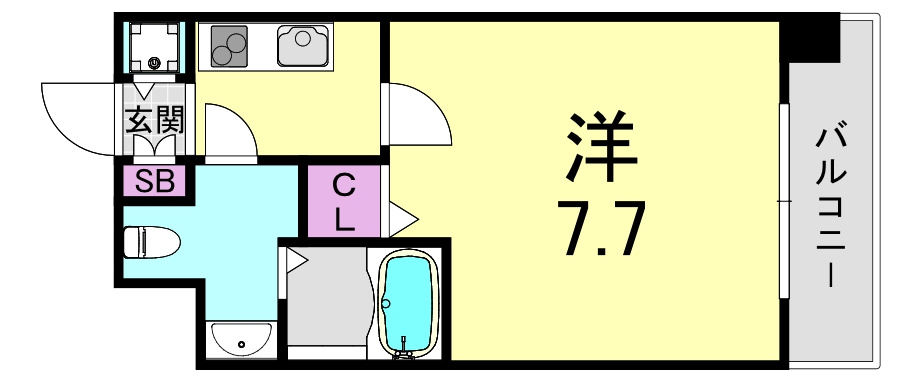 SERENiTE日本橋SUDの間取り