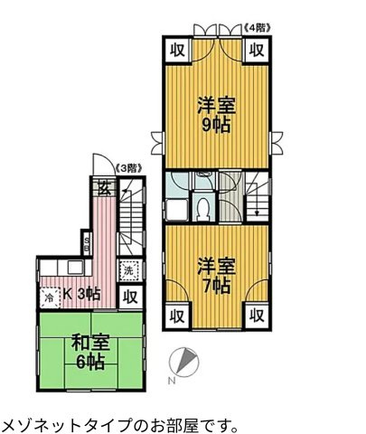 神奈川県横浜市南区1棟投資マンション「板東橋駅徒歩9分」「満室稼働中」の間取り