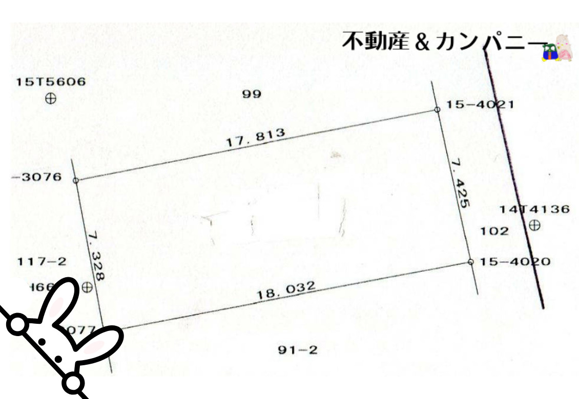 紅葉町のおトチ　松山市紅葉町の売土地の土地図