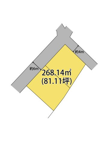 岩出市畑毛・土地・127783の区画図