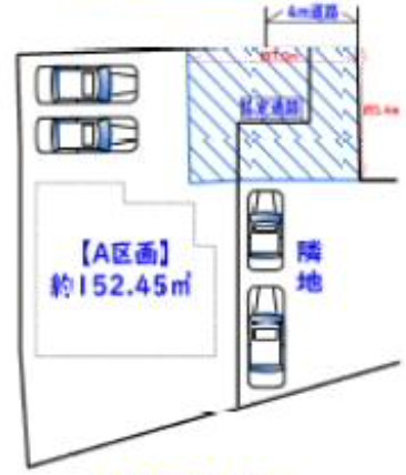 【仲介手数料無料】所沢市　荒幡　全１棟　所沢市の新築住宅なら西武ハウジングの区画図