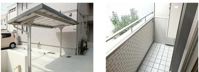 大阪府堺市堺区1棟投資アパート「満室」「築浅」「パナホーム建築」のバルコニー