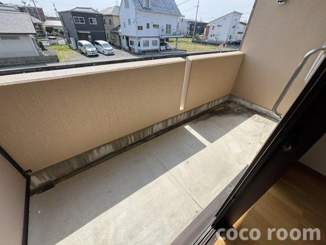 西焼津メゾン小石川のバルコニー