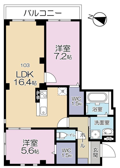 【間取り】 | A.FLAT Ⅱ