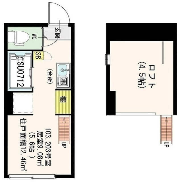 AVAND神楽坂の間取り