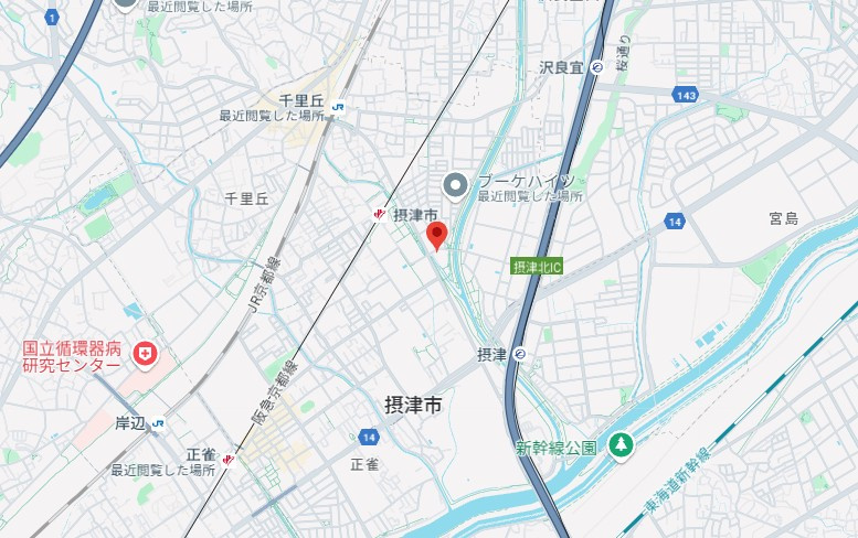 第２三宅コーポの地図