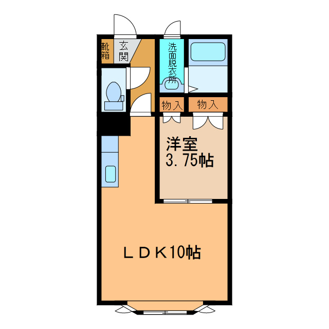 フレグランス529の間取り