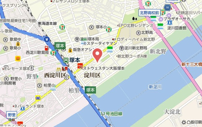 【地図】 | ファーストフィオーレ塚本リベルテ