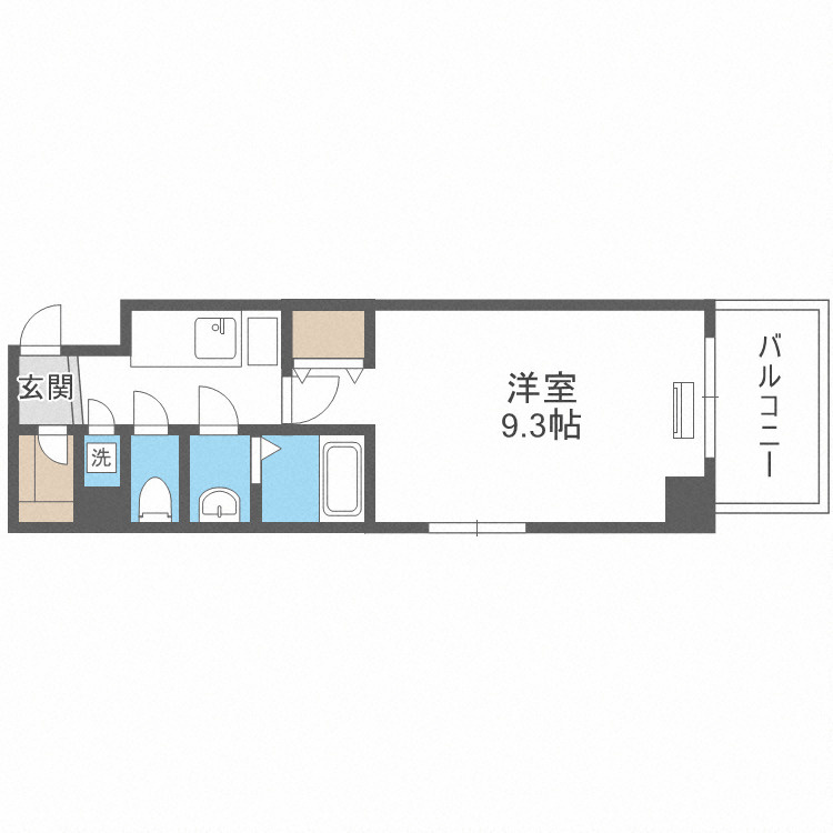 La Douceur心斎橋の間取り