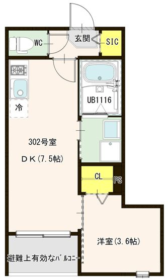 ブランシェ志茂の間取り