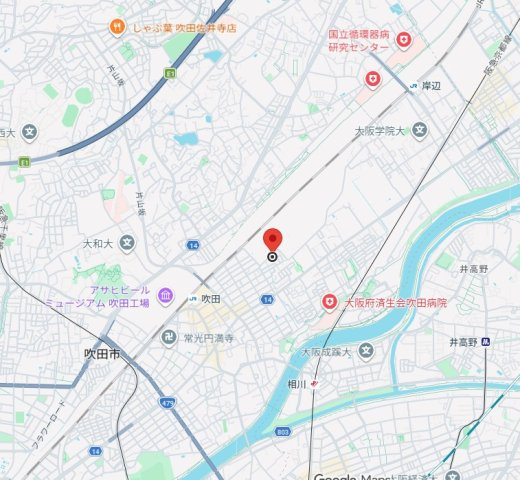 グランディールSUEHIROの地図