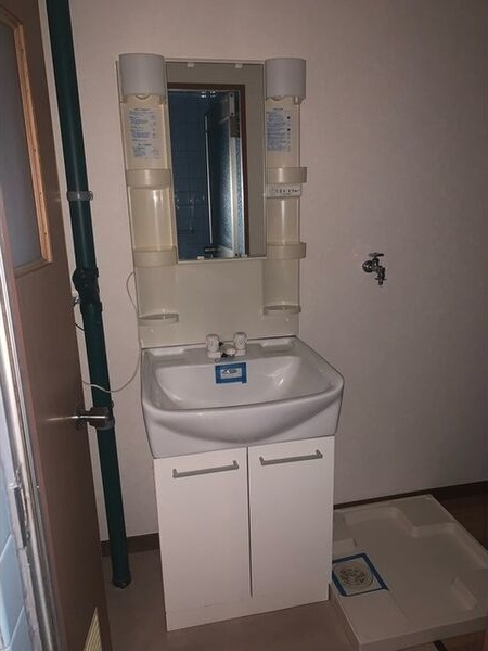 清水ハイツの洗面所