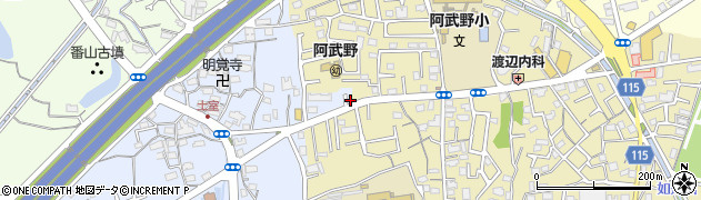 コージーガーデンの地図