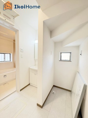 明石市二見町東二見1310-10　全6棟A号棟　新築戸建の洗面所|【ホームページに現地動画掲載中】●年中無休：当日予約可●洗濯パン未設置。設置依頼等も承っております