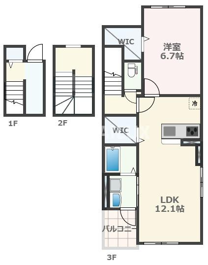 ソレイユ　ルヴァンの間取り
