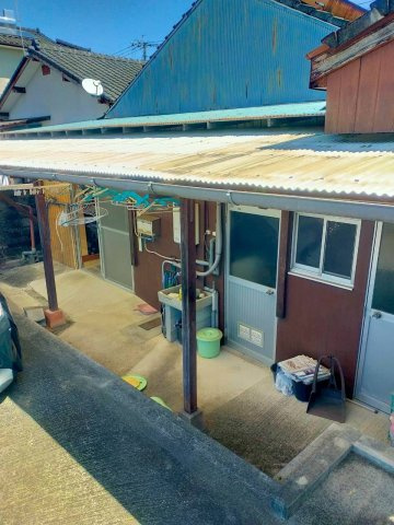 【成約済】人吉市鶴田町　中古戸建　古民家の前面道路含む現地写真