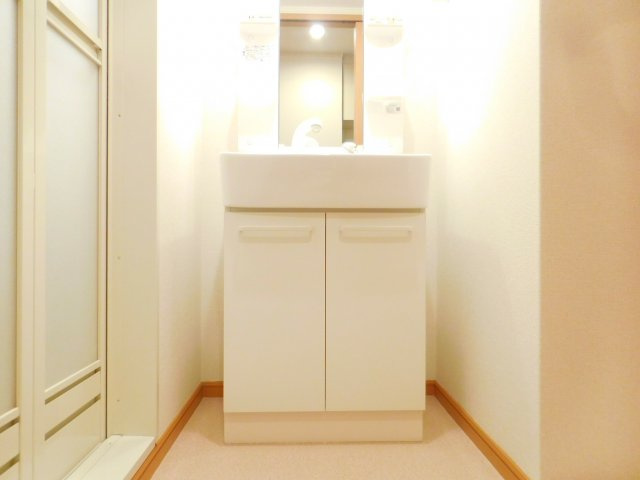 高槻市郡家新町のアパートの洗面所