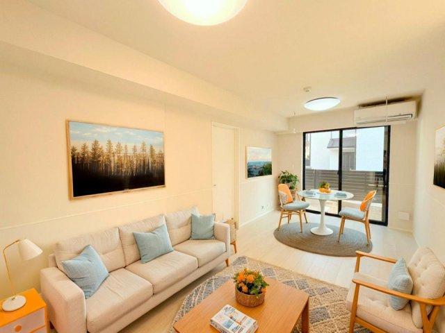 シェリーココの居間・リビング|CG家具のため実際は家具が付きません。