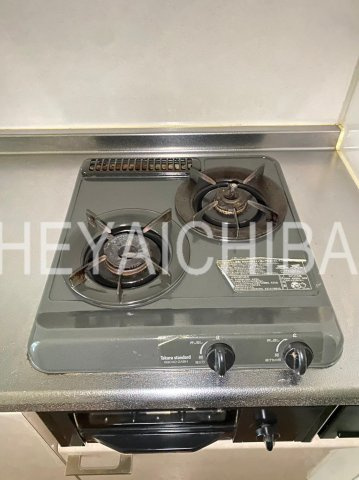 サンスタレ西浅草のキッチン|2口コンロ