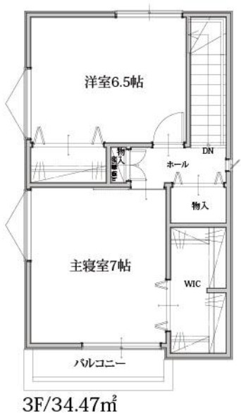 【仲介手数料無料】所沢市東狭山ケ丘全１棟　所沢市の新築住宅なら西武ハウジングの間取り