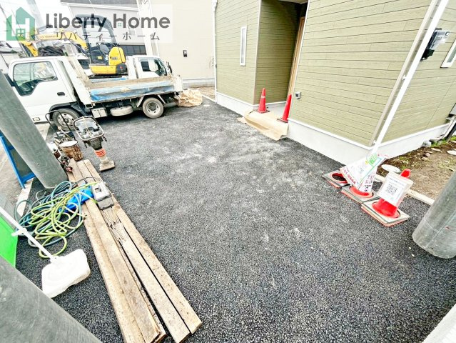 笠間市鯉淵第9　新築戸建　1号棟の駐車場