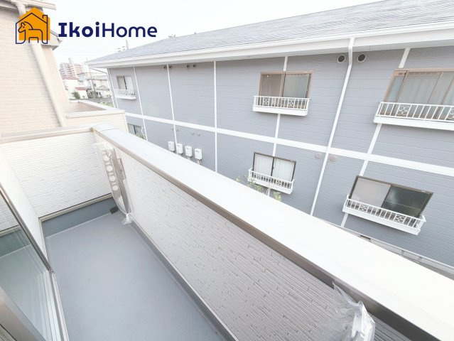 明石市二見町東二見1310-10　全6棟B号棟　新築戸建のバルコニー|【ホームページに現地動画掲載中】●年中無休：当日予約可●陽当り良好南西向バルコニー！屋根は８万円～可