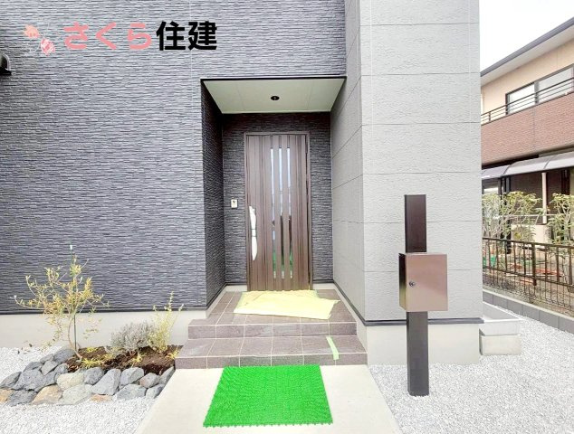 タマタウン宝木町　1号棟の玄関|モニター付きインターフォンで来客の際も顔が確認できて安心です◎