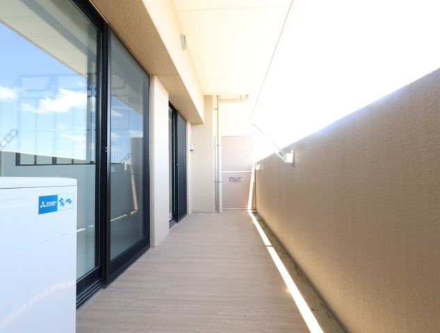 アルファスマート西福原けやき通りのバルコニー