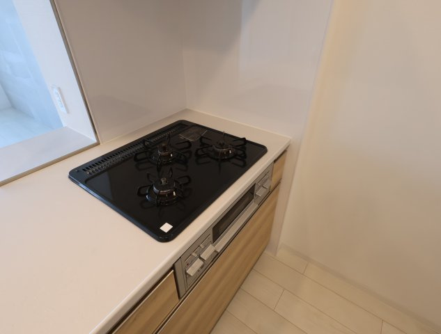 アルファスマート西福原けやき通りのキッチン|3コンロ