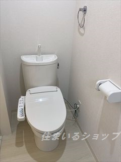 広島市安佐北区口田南１丁目のアパートのトイレ|シャワートイレ