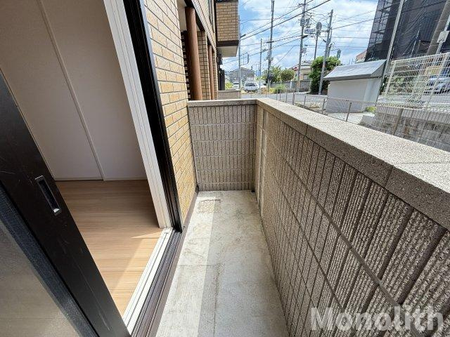 D-ROOM 久米田のバルコニー