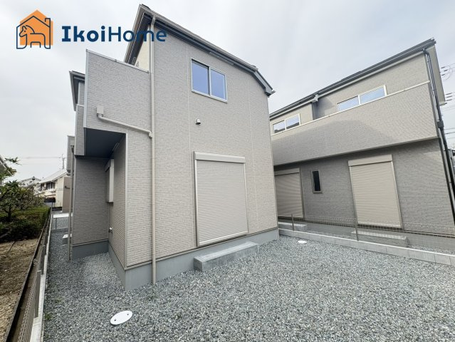 明石市二見町東二見1310-10　全6棟E号棟　新築戸建のエントランス|【ホームページに現地動画掲載中】●年中無休：当日予約可●二見小学校徒歩8分、二見中学校徒歩9分！