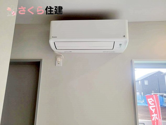 タマタウン宝木町　2号棟のその他|リビングにはエアコンを設置済み