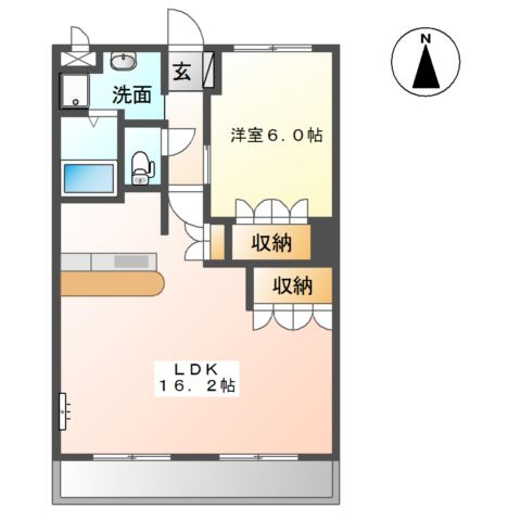 【間取り】 | グレイスコート　Ｎ’ｓ