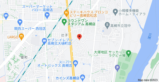 リヴェール深沢の地図