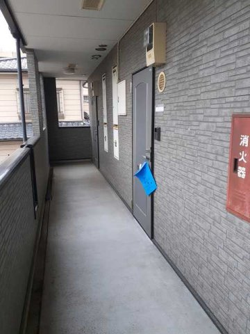 熊本市北区龍田６丁目のアパートのエントランス|落ち着いたエントランスです