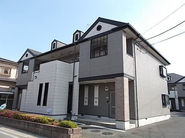 熊本市北区龍田６丁目のアパートの外観|おしゃれな外観です