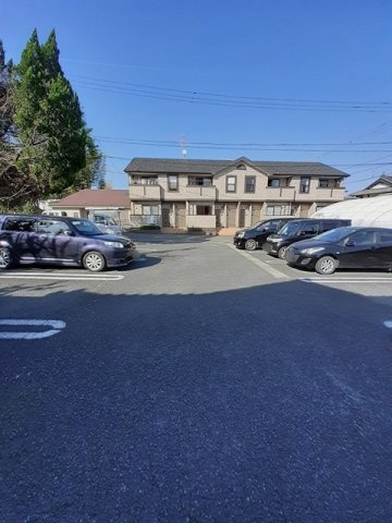 合志市須屋のアパートの駐車場|駐車場です