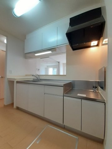 合志市豊岡のアパートのキッチン|使いやすいキッチンです