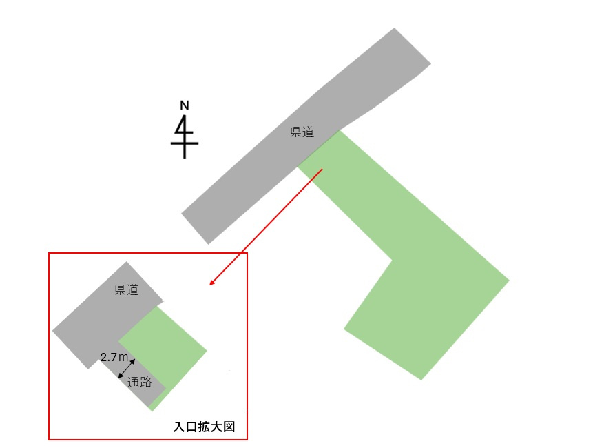 山形市大字漆山2620の土地図
