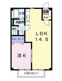 【間取り】 | サンウェイ２１Ⅰ