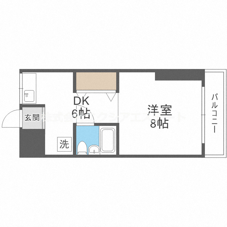 ハイツ桃山の間取り